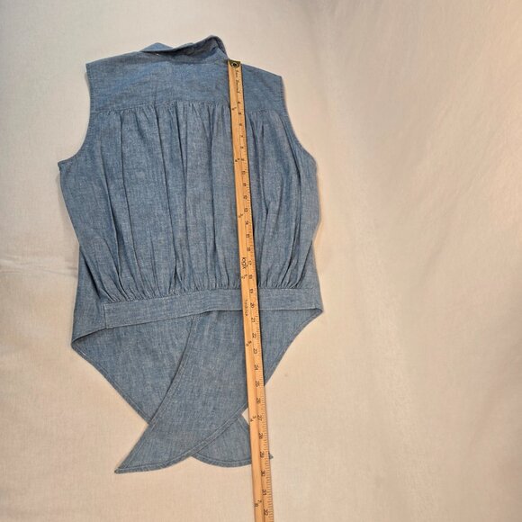 USA Vintage PUSSER'S WEST INDIES Y2K RARE Blue Sleeveless Cropped Top Size S. - Picture 15 of 16